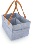 Cute Diaper Baby Products Caddy Bag For Mothers Baby Diaper Caddy Organizers Baby Wipes Felt Storage, Nursery, Foldable And Portable