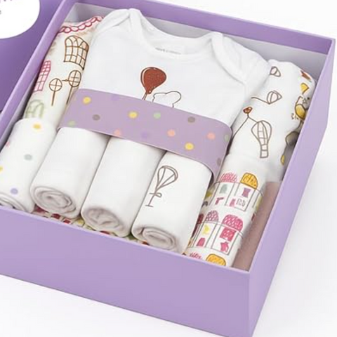 New Born Baby Essentials Gift Box Multicolor - Pack of 35