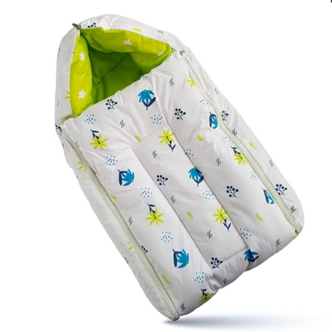 Baby Bed & Sleeping Bag for Newborn | Portable Cotton Baby Bedding Set | Unisex Carry Nest & Baby Holder for 0-6 Months | Soft & Lightweight Infant Sleep Bag