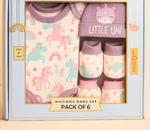 10-Piece New-Born Baby Gift Set – Cotton | Unisex | Gift-Ready