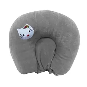 Mustard Seed Pillow for New Born Baby, Ideal for Round Head Shaping Seed Pillow with Foam Cotton Cover for 0 to 12 Months Babies